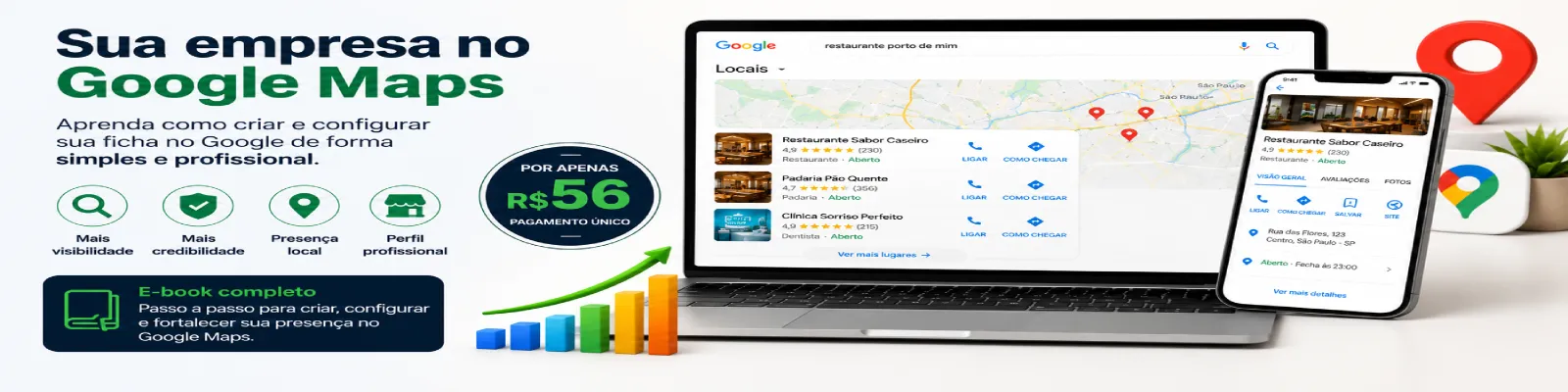 como criar e configurar a ficha da empresa no Google Maps